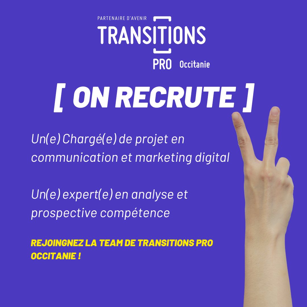 Transitions Pro Occitanie est à la recherche de deux nouvelles recrues !